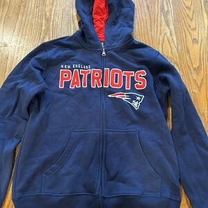 NFL Team Apparel Youth Red and Blue Hoodie